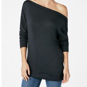 Black Off the Shoulder Sweater